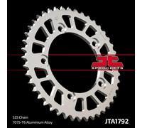 JT SPROCKETS Corona de aluminio ultraligera 1792 - 525, tamaño 10 mm