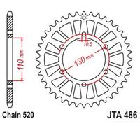 JT SPROCKETS Corona de aluminio ultraligera 486 - 520