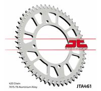 JT SPROCKETS Corona ultraligera de aluminio antibarro 461 - 420