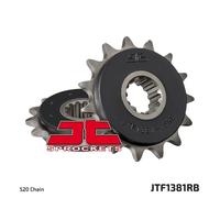 JT SPROCKETS Piñón de acero con cancelación de ruido 1381 - 520, tamaño 135 mm