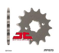 JT SPROCKETS Piñón de acero estándar 1573 - 520, tamaño 100 mm