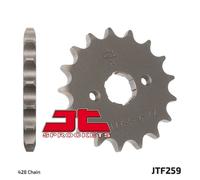 JT SPROCKETS Piñón de acero estándar 259 - 428