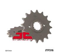 JT SPROCKETS Piñón de acero estándar 516 - 520, tamaño 100 mm