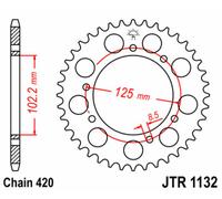 JT SPROCKETS Piñón trasero Steel Standard - 420