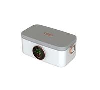 PARCJ Fiambrera eléctrica portátil con calefacción, Fiambrera inalámbrica Recargable por USB, Fiambrera de Agua Libre, 16000mAh, 1L, Fiambrera, Caja de Comida más cálida