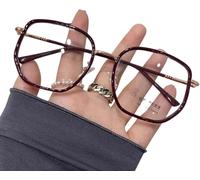 JT2D Gafas de lectura ultraligeras con montura grande para miopía, dioptrías 0-0,5 0,75-1,0 a -6,0, gafas miopes unisex antiluz azul 0,F