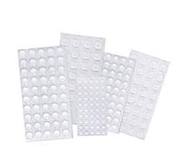 JTDEAL - Juego de 214 Protectores de Goma para Parabrisas, Parachoques, Ideales para Muebles, amortiguadores autoadhesivos, tampón para portasellos Muebles