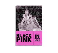 JTFCKH BLACKPINK In Your Area Rapper Music Firmado Limited Album Cover Prints Posters Canvas Wall Art Room Estético Pósters Música Aula Dormitorio Decoración de Pared Arte 20 x 30 cm Estilo Sin Marco