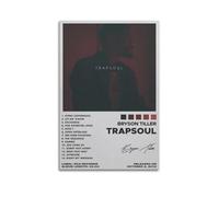 JTFCKH BRYSON TILLER TRAPSOUL - Póster de música de rapero firmado limitado, para portada de álbum, lienzo, arte de pared, habitación, pósteres estéticos, música, aula, dormitorio, decoración de pared