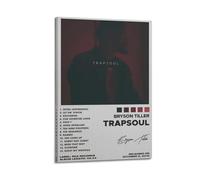 JTFCKH BRYSON TILLER TRAPSOUL - Póster de música de rapero firmado limitado, para portada de álbum, lienzo, arte de pared, habitación, pósteres estéticos, música, aula, dormitorio, decoración de pared