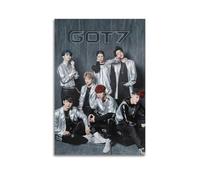 JTFCKH GOT7 Platinum Rapper Music Firmado Limited Album Cover Prints Posters Canvas Wall Art Room Estético Póster Música Aula Dormitorio Decoración de Pared Arte 20 x 30 pulgadas (50 x 75 cm) Estilo