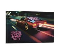 JTFCKH Kid Cudi Rapper Music Firmado Limited Album Cover Prints Posters Lienzo Arte de pared Habitación Pósters Estéticos Música Aula Dormitorio Decoración de Pared Arte 20 x 30 cm Estilo Marco