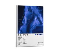 JTFCKH La Joia BAD GYAL Rapper Music Impresiones firmadas de álbum limitado Carteles en lienzo Arte de pared Estética de habitación Música Carteles para el aula Decoración de pared de dormitorio 12 x