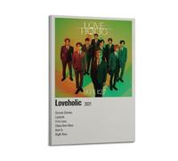 JTFCKH NCT127 Loveholic Rapper Music Firmado Limited Album Cover Prints Posters Lienzo Arte de Pared Habitación Pósters Estéticos Música Aula Dormitorio Decoración de Pared Arte 60 x 90 cm Estilo