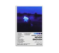 JTFCKH Never Enough Daniel Caesar Rapper Music Firmado Limited Album Cover Prints Posters Canvas Wall Art Room Estético Póster Música Aula Dormitorio Decoración de Pared Arte 16 x 24 pulgadas (40 x 60