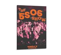 JTFCKH Póster de 5 Seconds of Summer Rapper Music firmado limitado para portada de álbum, lienzo, arte de pared, habitación, pósteres estéticos, música, aula, dormitorio, decoración de pared, arte de