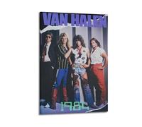 JTFCKH Van Halen Diver Down Rapper Music Firmado Limited Album Cover Prints Posters Lienzo Arte de Pared Habitación Pósters Estéticos Música Aula Dormitorio Decoración de Pared Arte 30 x 45 cm Estilo