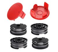JTgugu Bobina de Hilo para Recortadora de Césped F016800351/1600A00X61 - Bobina de Repuesto para Bosch ART 30-36 LI AdvancedGrassCut36 ART 24 27 30 ART24+ ART27+ ART30+ 4 Bobinas + 2 Tapas