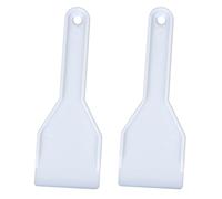JTKREW 2 Pcs De Congelador Rascador De Hielo, Descongelador De Plástico Pala De Hielo Nevera-Aplicar para para Cocina Casera (Blanco)