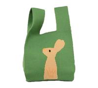 JTKSSCS Bolso de Mano de Nudo Bolso de mano tejido a la moda, bolsas de compras hechas a mano, bolso de muñeca con nudo de alta capacidad for niñas(Type9)