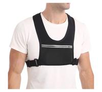 JTKSSCS Bolso De Pecho Hombre Chaleco for correr de maratón, bolsa for teléfono móvil, funda for botellas de agua, ropa de seguridad for correr de noche a prueba de sudor.