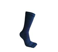 JTKSSCS Calcetines Dedos 3 pares de calcetines largos cinco dedos for hombre, compresión, absorbentes del sudor, for fitness, senderismo, baloncesto, deportes al aire libre(Deep blue)