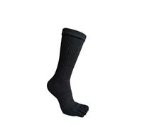 JTKSSCS Calcetines Dedos 3 pares de calcetines largos cinco dedos for hombre, compresión, absorbentes del sudor, for fitness, senderismo, baloncesto, deportes al aire libre(Black)