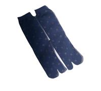 JTKSSCS Calcetines Tabi Calcetines de jacquard con puntera dividida algodón peinado digital for mujer, dos pares calcetines Harajuku dedos tabi(Color 10)