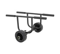 JTKSSCS Carro Kayak 220.46lbs Stainless Steel Boat Dolly Cart Transport Carrier For Small Boats Up To 16.54 Inch In Width