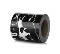 JTKSSCS Cenefa Adhesiva Cocina Calcomanías de vinilo autoadhesivas for zócalos, mármol, cenefas pared, papel tapiz for cintura(Black-White-5cm x 5m)