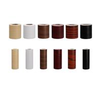 JTKSSCS Cenefa Adhesiva Cocina Papel pintado autoadhesivo de PVC impermeable con diseño madera for rodapiés sala estar, calcomanías vinilo for zócalos(Beige-10cm x 5m)