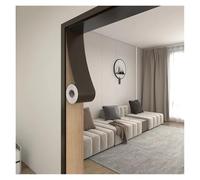 JTKSSCS Cenefa Adhesiva Cocina Pegatinas decorativas autoadhesivas for marco de puerta con veta madera, línea rodapié, borde y cintura(Black,10cmX5M)