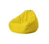 JTKSSCS Funda para Puf Funda Impermeable for puf de Exterior, sin Relleno, for jardín, Playa, Camping, Piscina, Flotante, Oxford(Yellow,D100cm-cover-adults)