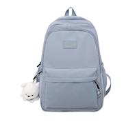 JTKSSCS Mochila Escolar Mochila adolescente impermeable, mochila de nailon a la moda for chica, bolso de hombro for mujer, mochila escolar(Blue)