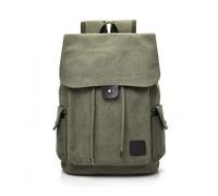 JTKSSCS Mochila Escolar Mochila de lona for hombre, bolso escolar grande for hombro, mochila for niños, bolsos de viaje de moda for acampar, bolsos simples de moda(Green)
