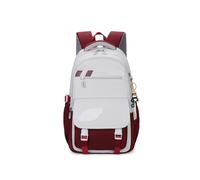 JTKSSCS Mochila Escolar Mochila for niñas mochilas escolares portabilidad impermeable adolescentes estudiantes universitarios bolso de hombro de viaje grande(Red)