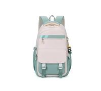 JTKSSCS Mochila Escolar Mochila for niñas mochilas escolares portabilidad impermeable adolescentes estudiantes universitarios bolso de hombro de viaje grande(Green)