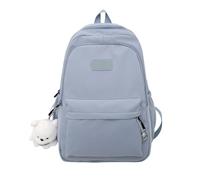 JTKSSCS Mochila Escolar Mochila universitaria impermeable de alta capacidad for mujer, morral escolar for ordenador portátil, bolso de viaje for chica, genial(Blue)