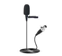 JTLAU Lavalier - Micrófono de solapa de condensador cardioide compatible con sistemas inalámbricos AKG/Samson Bodypack, ideal para conferencias, actores, teatro, podcasts