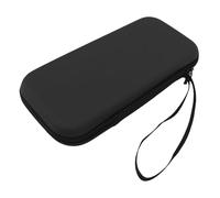 JTLB 2 Consola Carrying Case, Protective Eva Hard Travel Storage Bag con 12 ranuras para tarjetas de juego, para consola de juegos, controlador, cargador, powerbank, auriculares (negro)