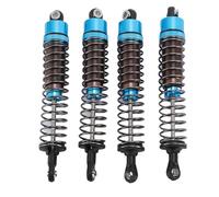 JTLB 4pcs RC Ajuste de Ajuste con Tornillos, Aleación de Aluminio 100 Mm para 1/10 Piezas de Automóvil de Control Remoto (Azul)