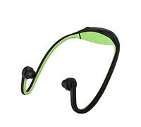 JTLB Auriculares Deportivos Inalámbricos Bluetooth 4,1, Cómodos Auriculares Estéreo con Micrófono de Alta Definición y Ranura para Tarjeta TF (Verde)