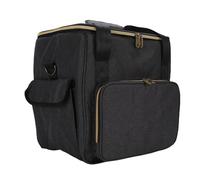JTLB Bolsa de Registro de Viaje, Bolsa de Almacenamiento de Registro Portátil, Caja de Transporte de Hombro para 45 Piezas de 12 Pulgadas, Plataformas Giratorias, Accesorios con