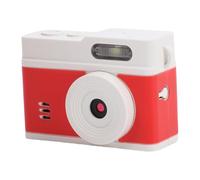 JTLB Cámara de llavero de 12 MP 1080P, pantalla HD, luz de relleno LED, cámara compacta vintage con pantalla de 0.96 pulgadas para viajes, campus, vlogs, aventuras al aire libre, ciclismo (blanco rojo