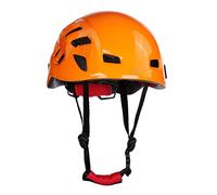 JTLB Casco de seguridad para andamios de resistencia de altura, casco de seguridad ajustable con almohadilla de barbilla para montañismo, escalada en roca, ciclismo, exploración de cuevas
