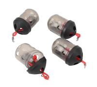 JTLB Cesta Compacta y Ligera de 4 Piezas para Jaula de Cebo de Pesca, Soporte de Alimentador Portátil Reutilizable para Carpas, Pescadores de Bagre con Estructura, para un