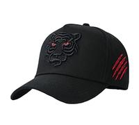 JTLB Gorra de béisbol para hombres y mujeres, con diseño de tigre, bordada, gorra de béisbol, gorra de béisbol, gorra de tenis para hombres y mujeres, aficionados al deporte
