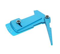 JTLB Herramienta de clasificación de regla de aleación de aluminio, herramienta de medición ajustable para modelo de coche RC 1/8 1/10, medición fácil y precisa, juguete de camión de carretera y