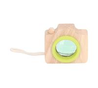 JTLB Juguete con Lente de Prisma, Estilo de Cámara con Efecto Ojo de Abeja, Juguete Educativo de Madera para Niños, con Tamaño Portátil para Jugar Al Aire Libre (Verde)