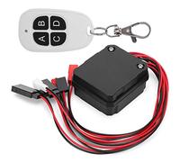 JTLB Mando a distancia de cabrestante de metal para coche RC SCX10 D90 1/10 RC